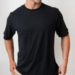 DESTii Black Hemp T-Shirt-DESTii-stride