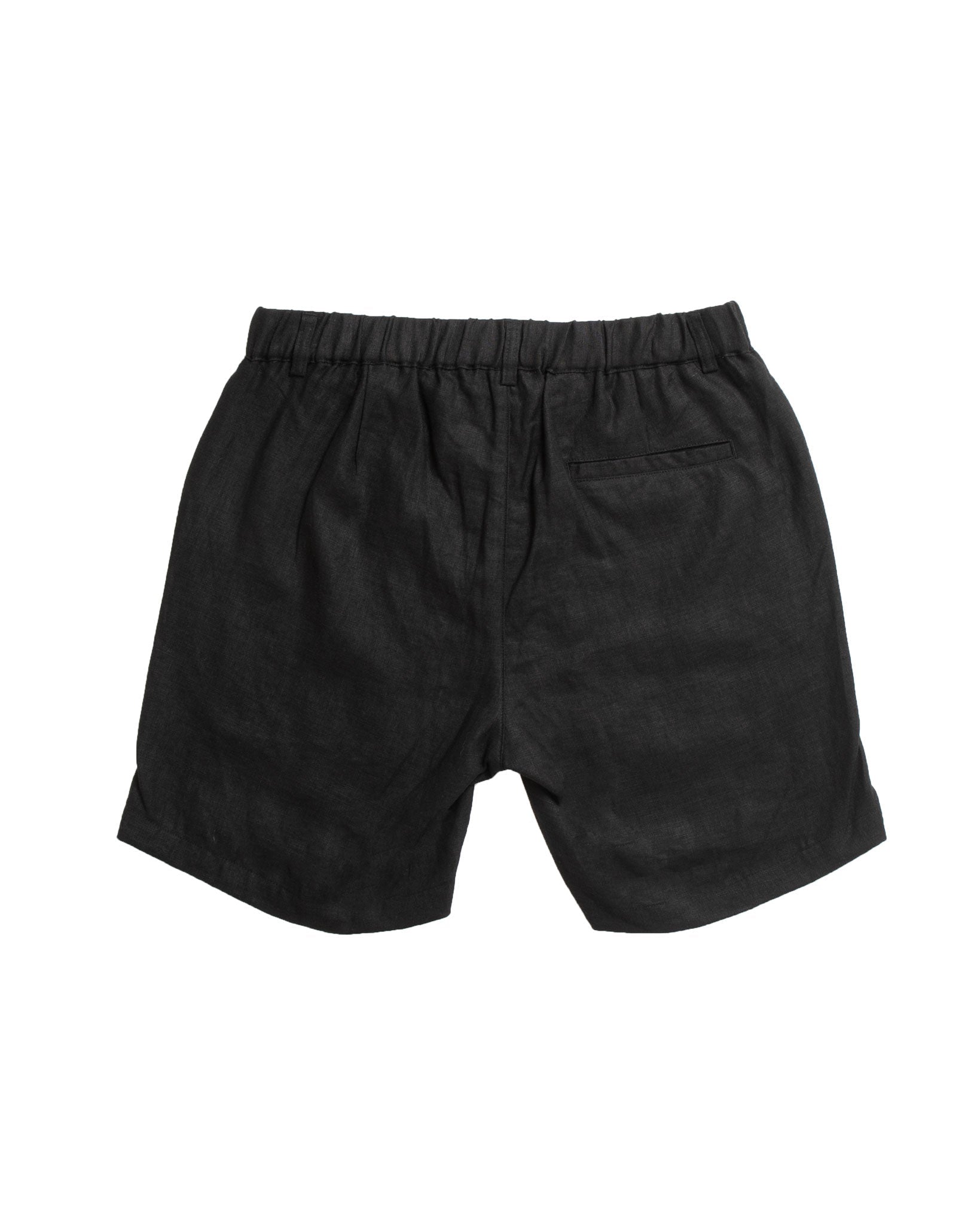 DESTii Black Linen Shorts-DESTii-stride