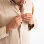 DESTii Sandy Long Sleeve Linen Shirt-DESTii-stride