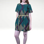 DONNATELLA EMBROIDERED SHIFT DRESS-Zoha-stride