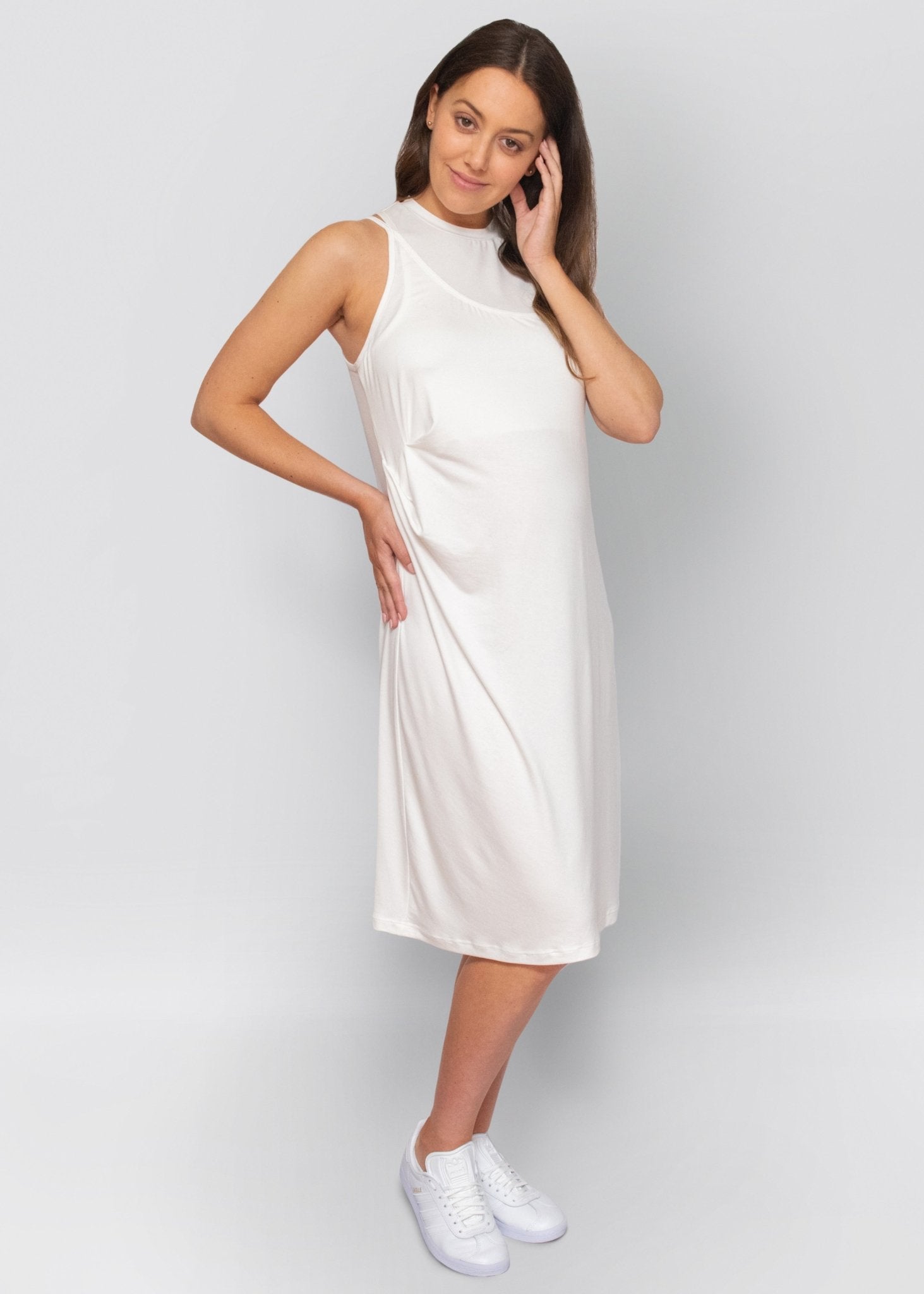 dress - white-Úton Maternity-stride