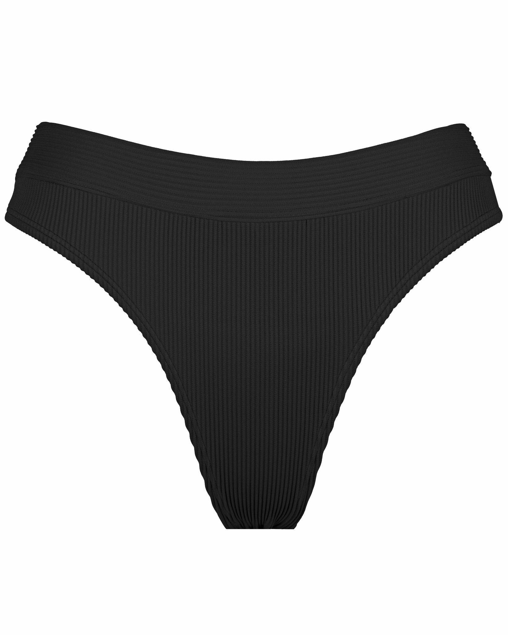 Ecuador Black Bikini Bottom-Cali Rae-stride