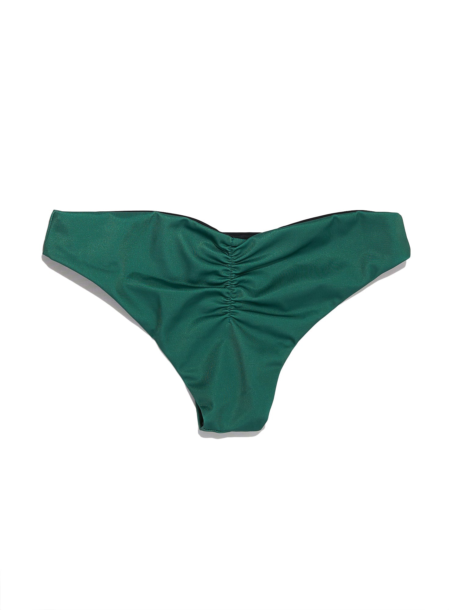 Eve Black/Green Reversible Cheeky Bikini Bottom-Yindi & Salt-stride