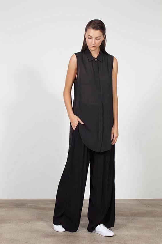 Tluxe EVERYDAY FLARE PANT - BLACK Pants Stride
