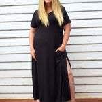 EveryDay T-Shirt Maxi Dress // Black