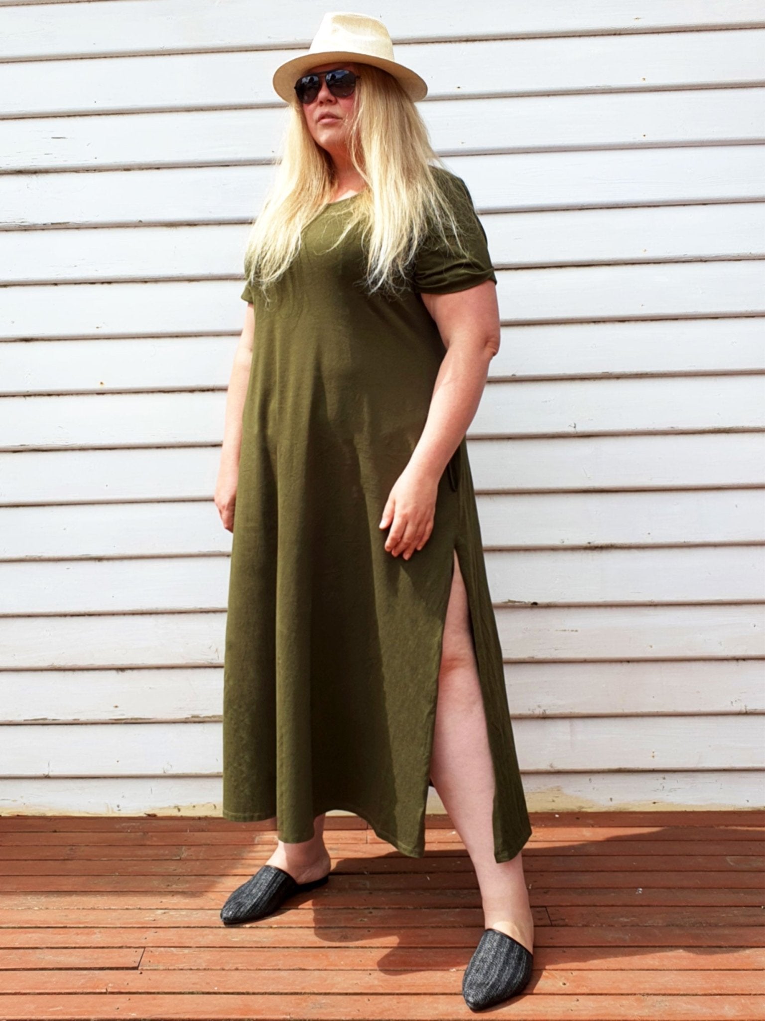 EveryDay T-Shirt Maxi Dress // Fatigue-Hope & Harvest-stride