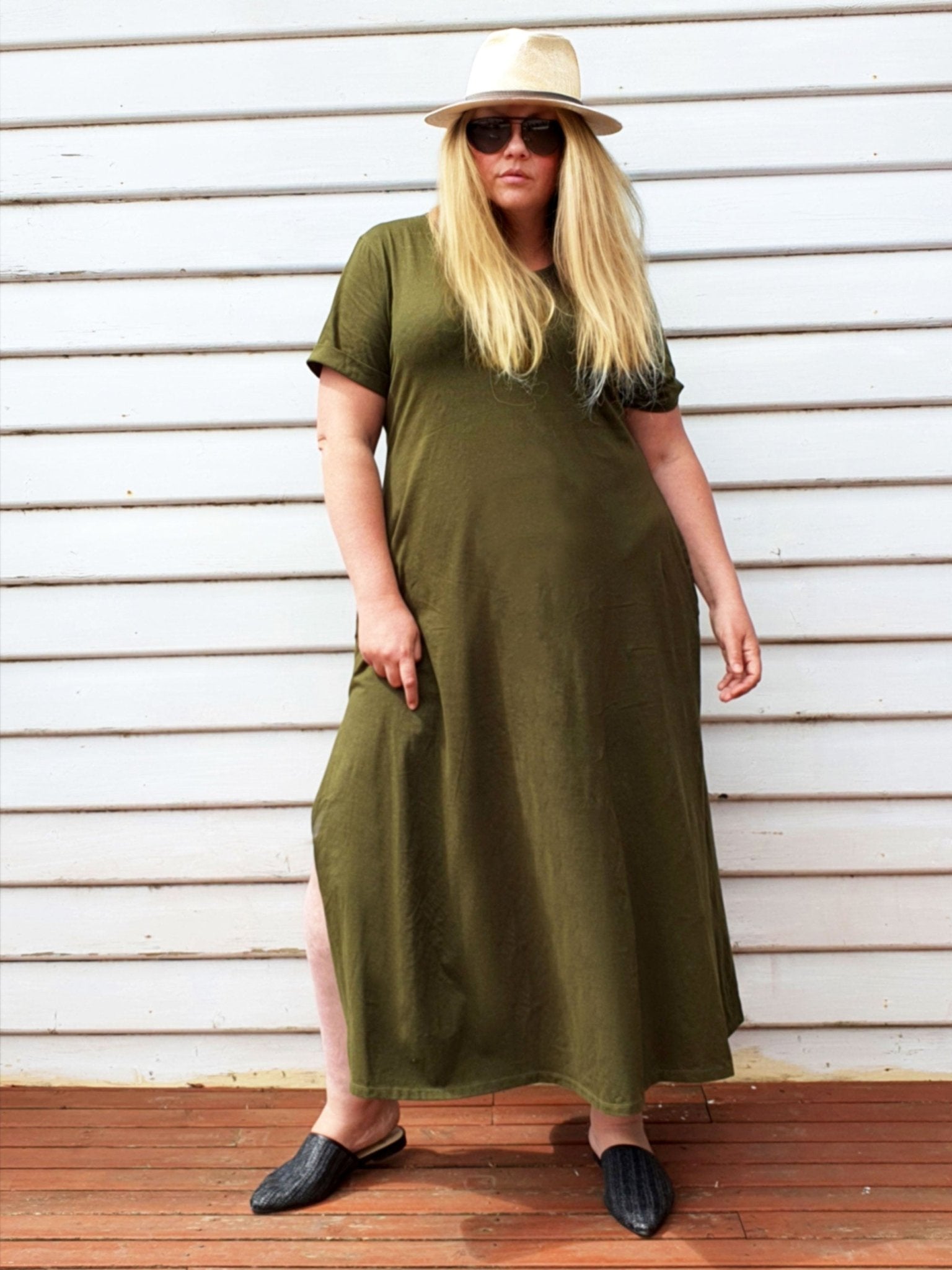 EveryDay T-Shirt Maxi Dress // Fatigue-Hope & Harvest-stride