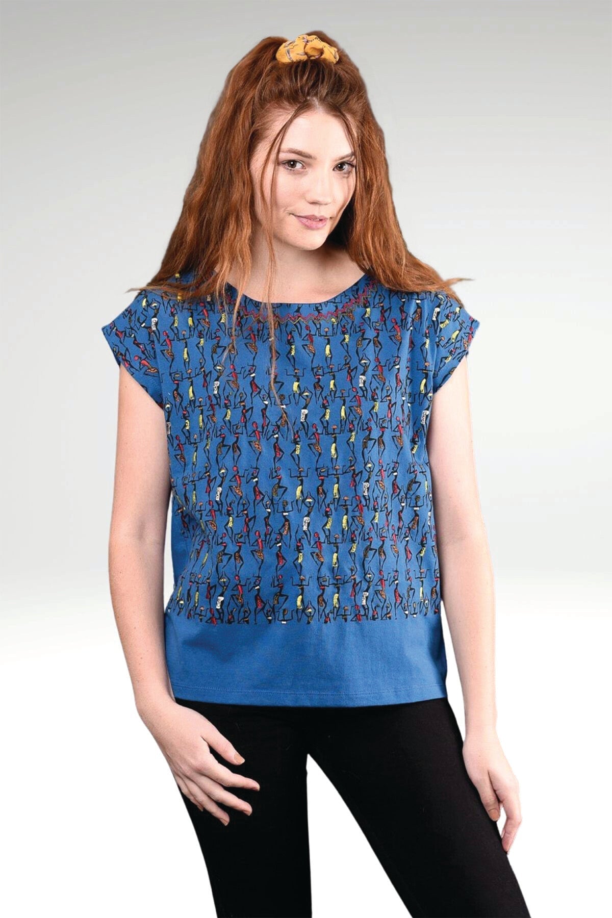 FARICA EMBROIDERED KNIT TEE-Zoha-stride