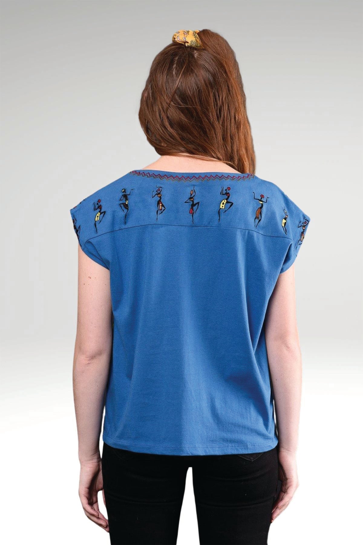 FARICA EMBROIDERED KNIT TEE-Zoha-stride