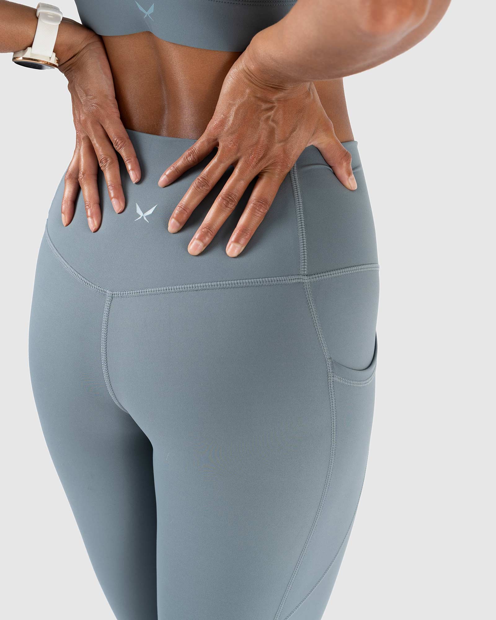 Flex Legging- Ash Blue