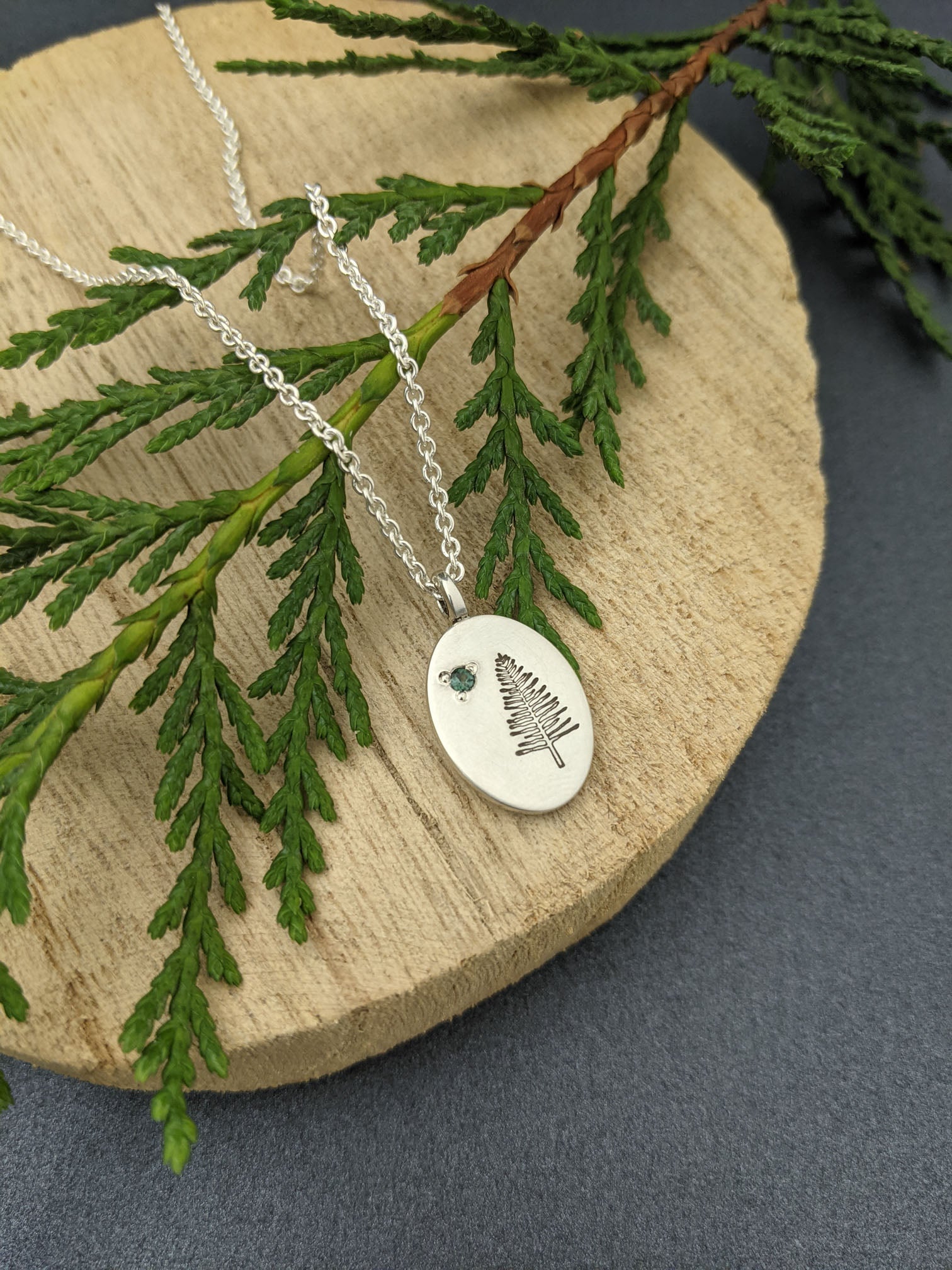 FOREST FINDS - Evergreen Tree necklace-Erin K Jewellery-stride