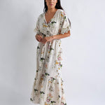 "Garden Party" Vintage Floral Maxi Dress-Why Mary-stride