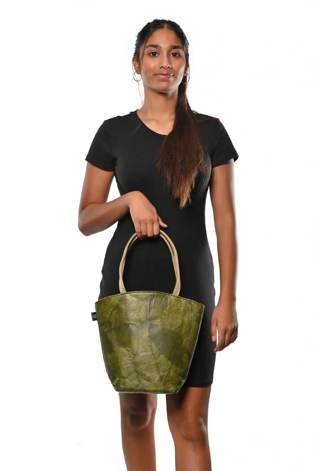 Green Tote Bag-Karuna Dawn-stride