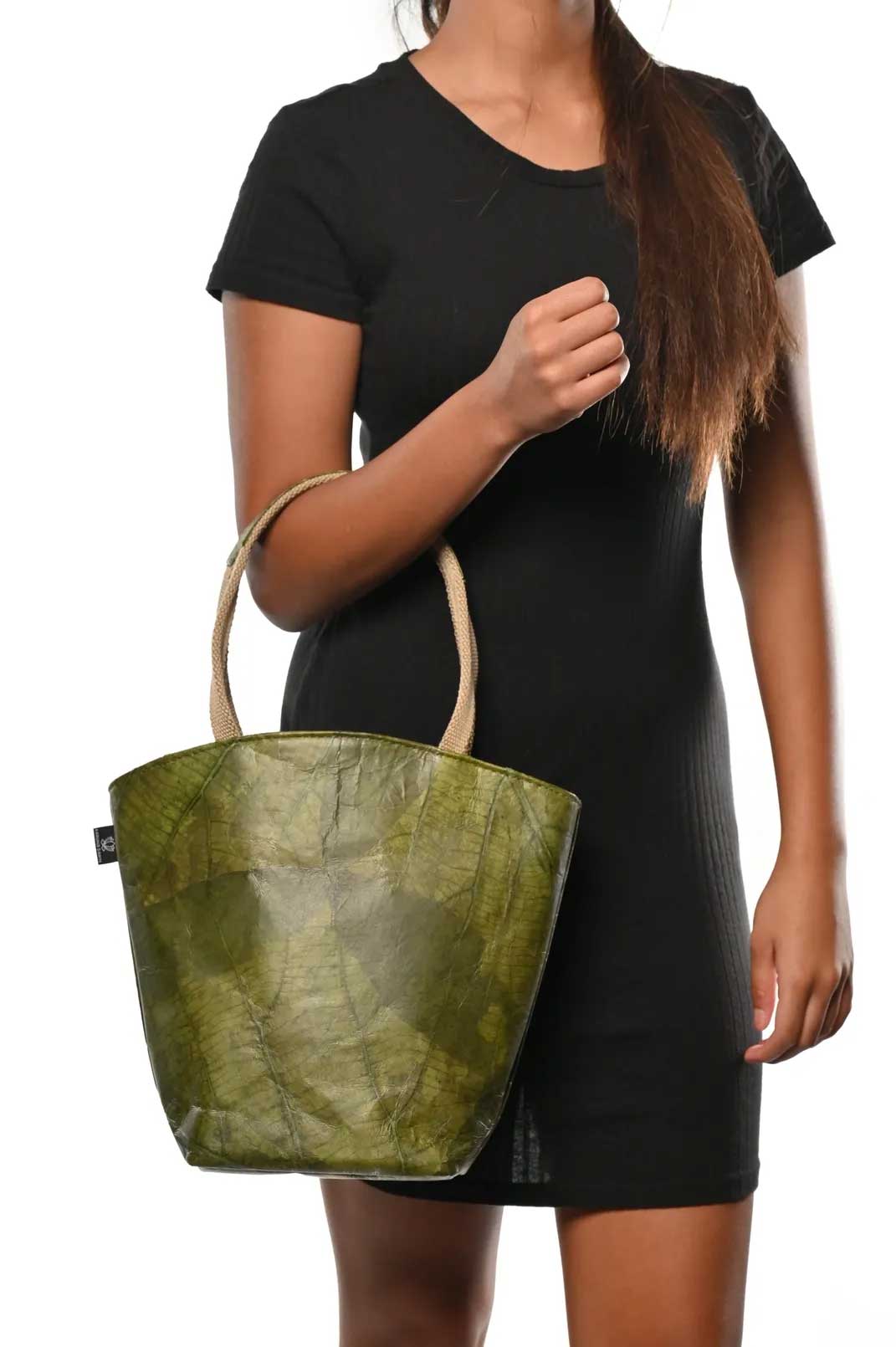 Green Tote Bag-Karuna Dawn-stride