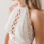 Lazy Girl Lingerie Halcyon Crop with Ivory Lining Lingerie Stride