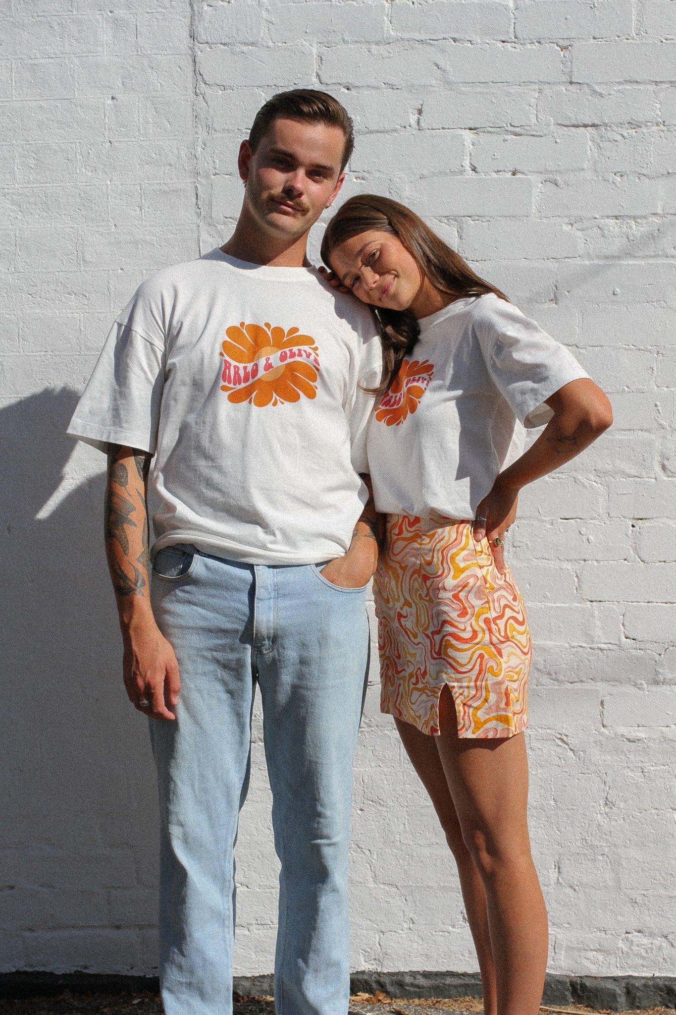 Here Comes the Sun Tee-Arlo & Olive-stride