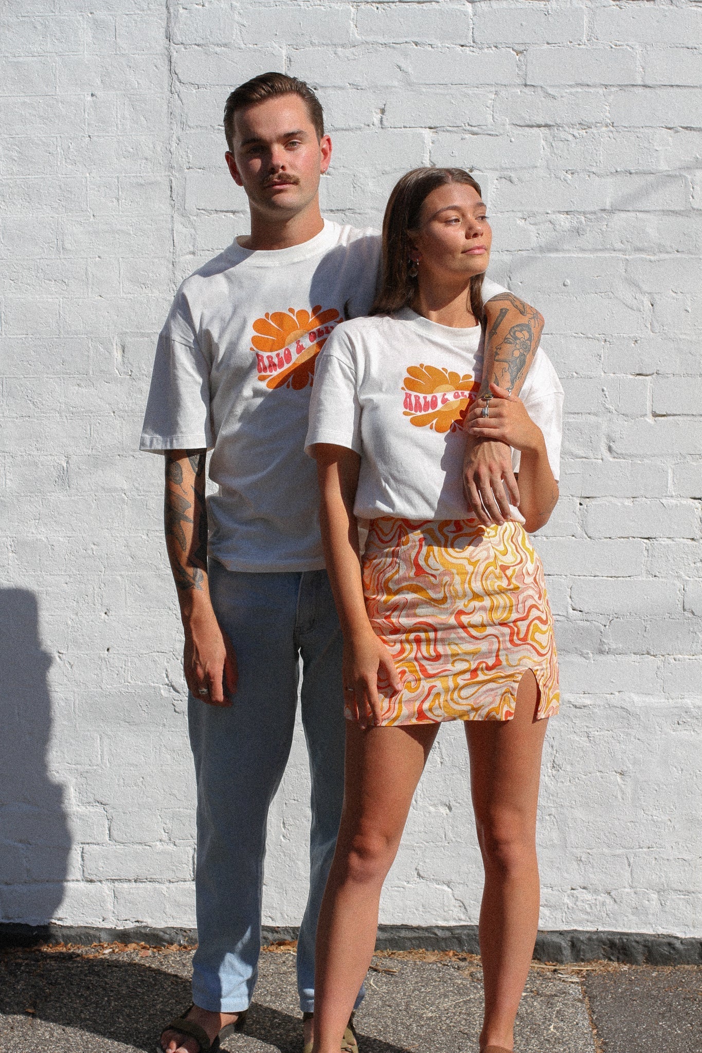 Here Comes the Sun Tee-Arlo & Olive-stride