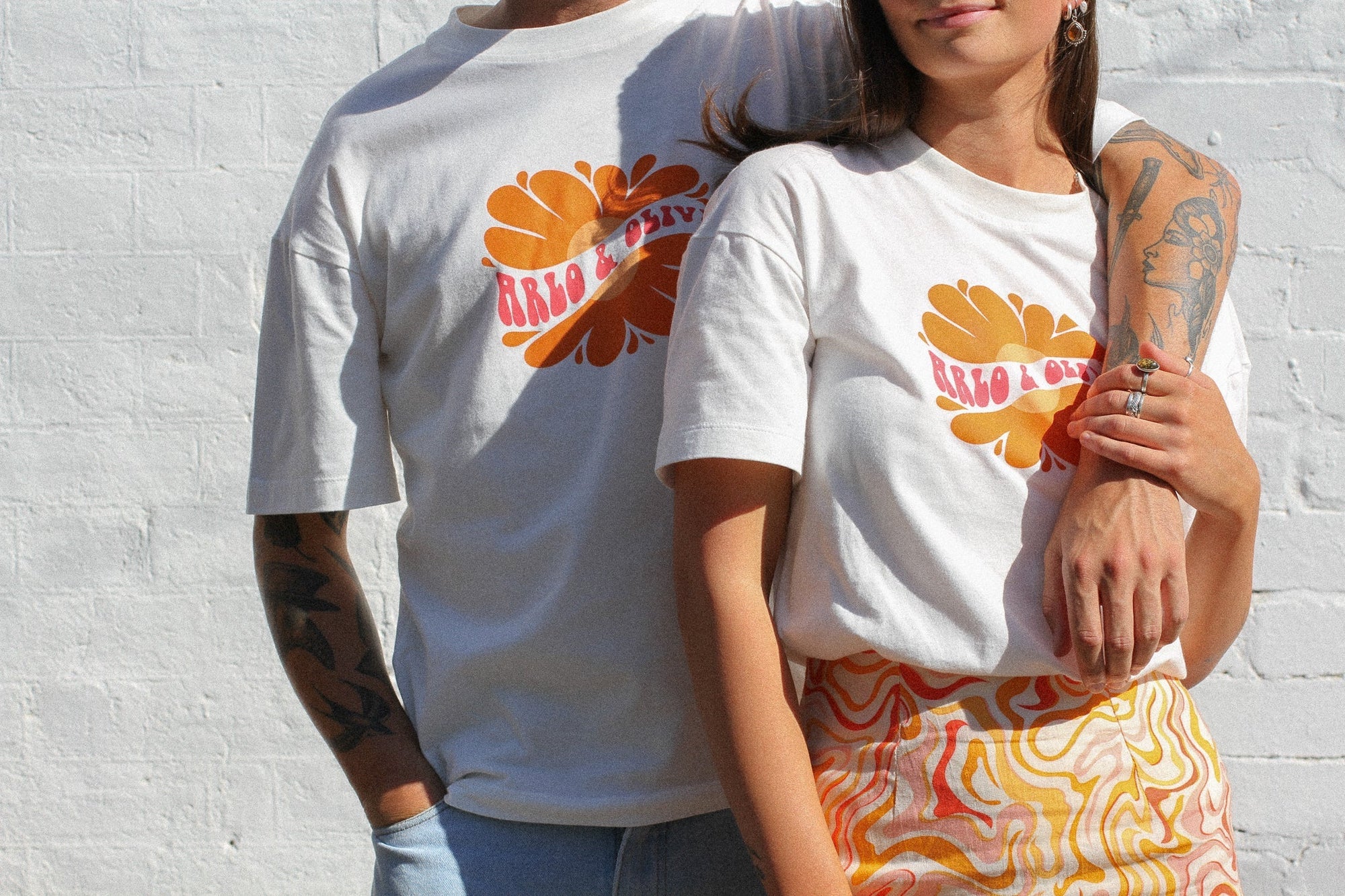 Here Comes the Sun Tee-Arlo & Olive-stride