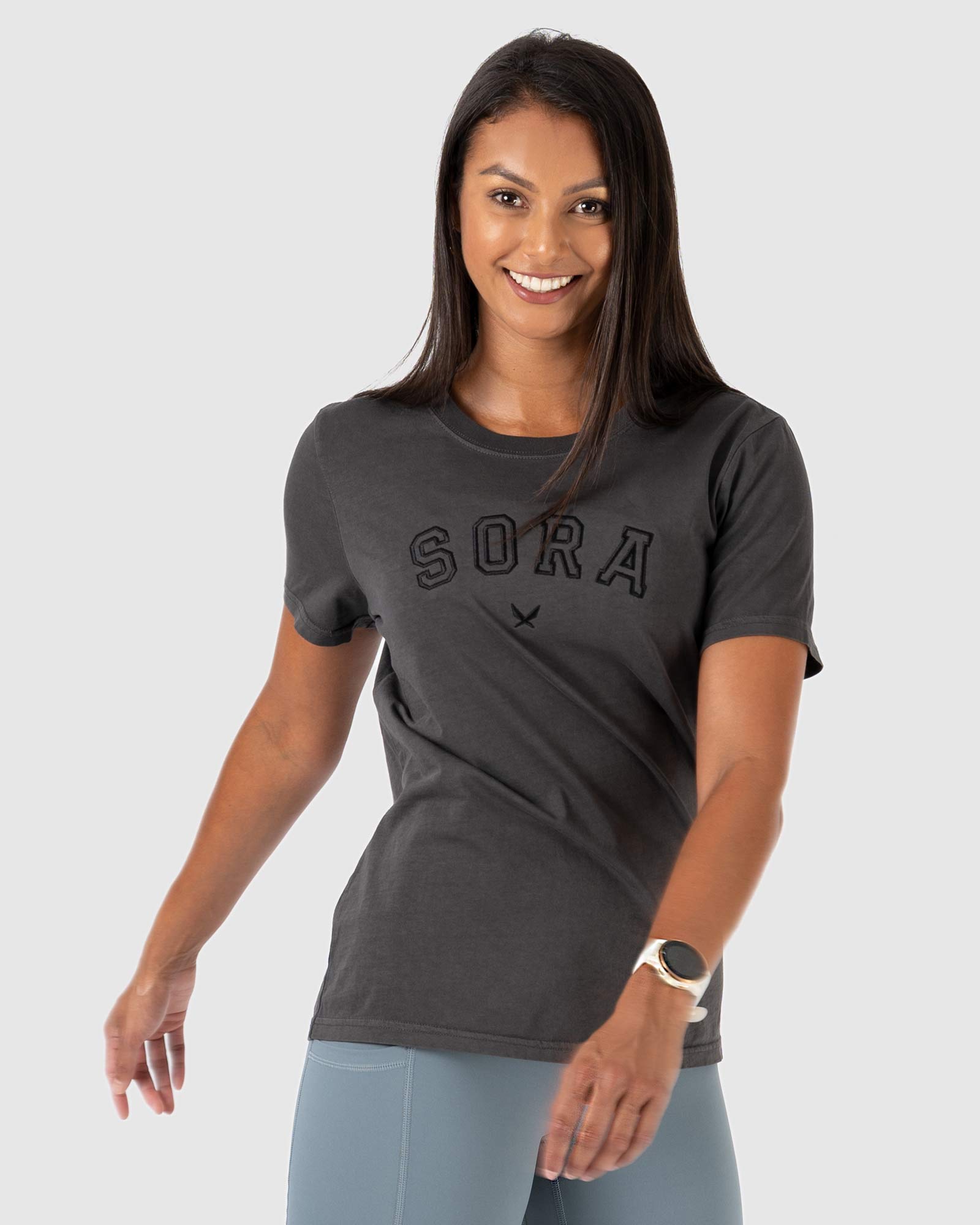Heritage Tee- Charcoal