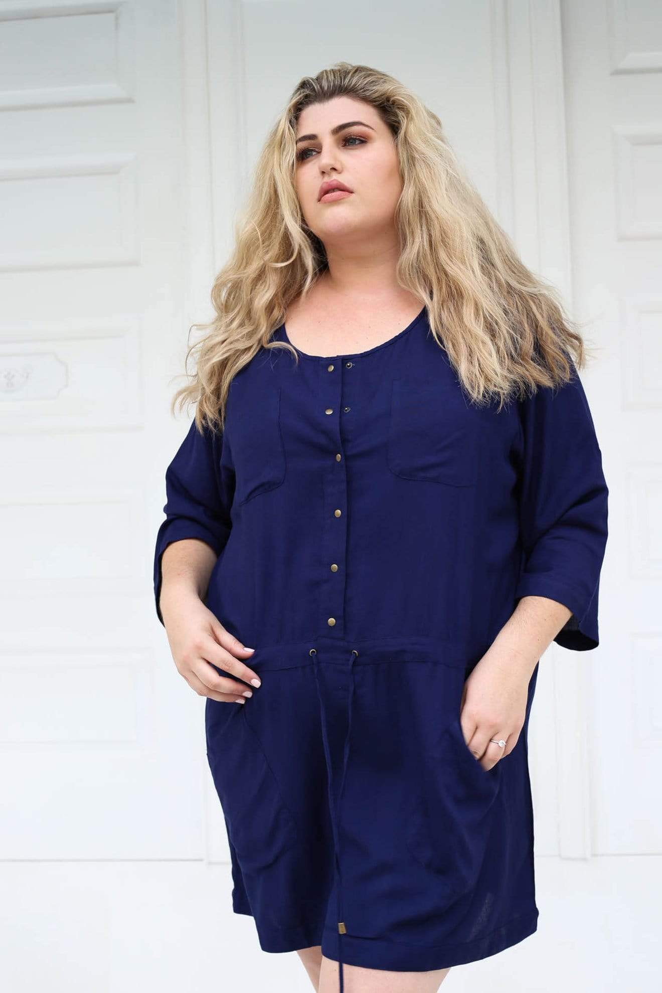 Hope & Harvest Indus Tunic // Navy Tops Stride