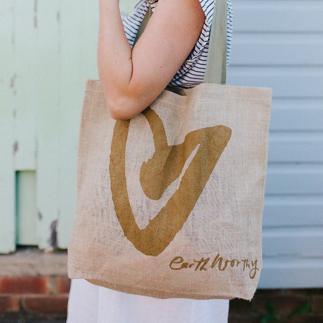 Jute Grocery Bag - Love-Earth Worthy-stride