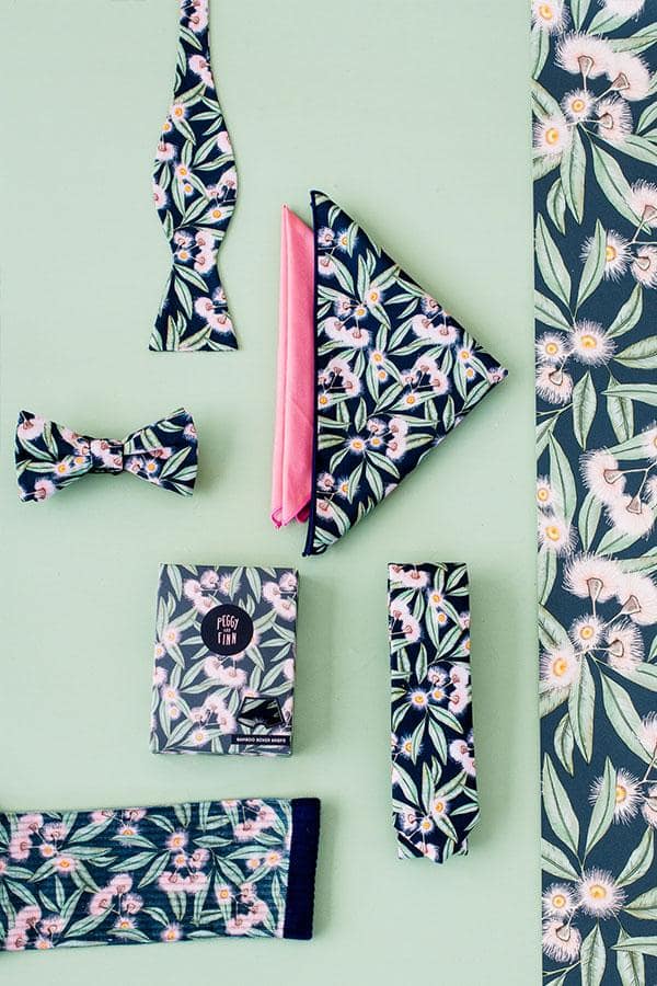 Kids Bow Tie - Flowering Gum-Peggy & Finn-stride