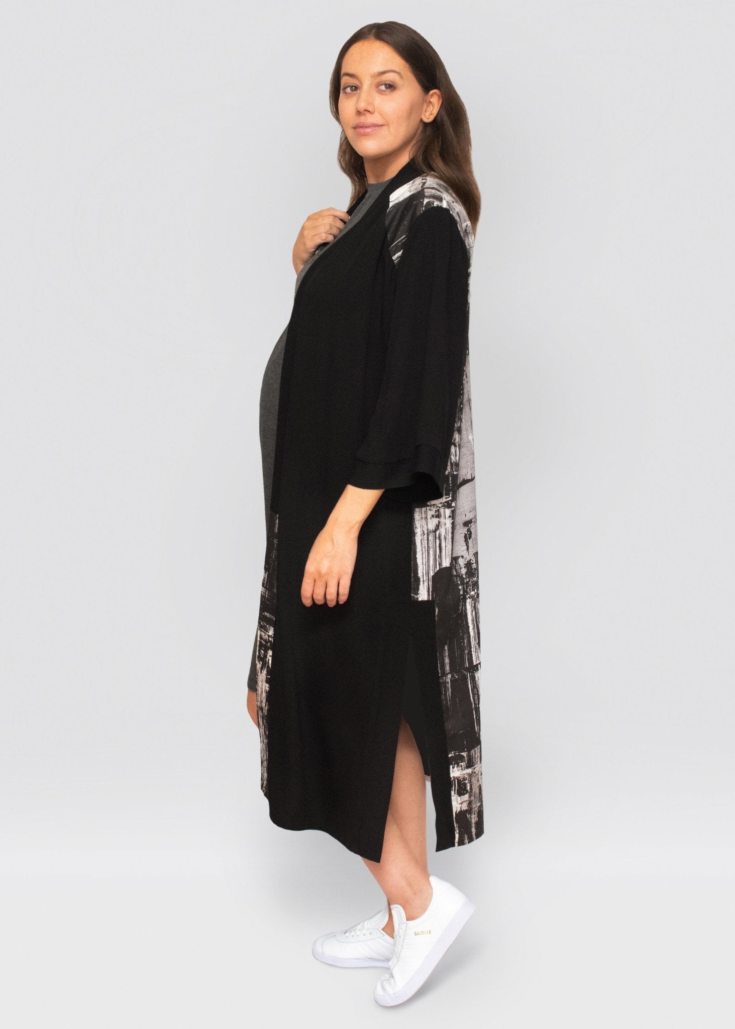 kimono - black-Úton Maternity-stride