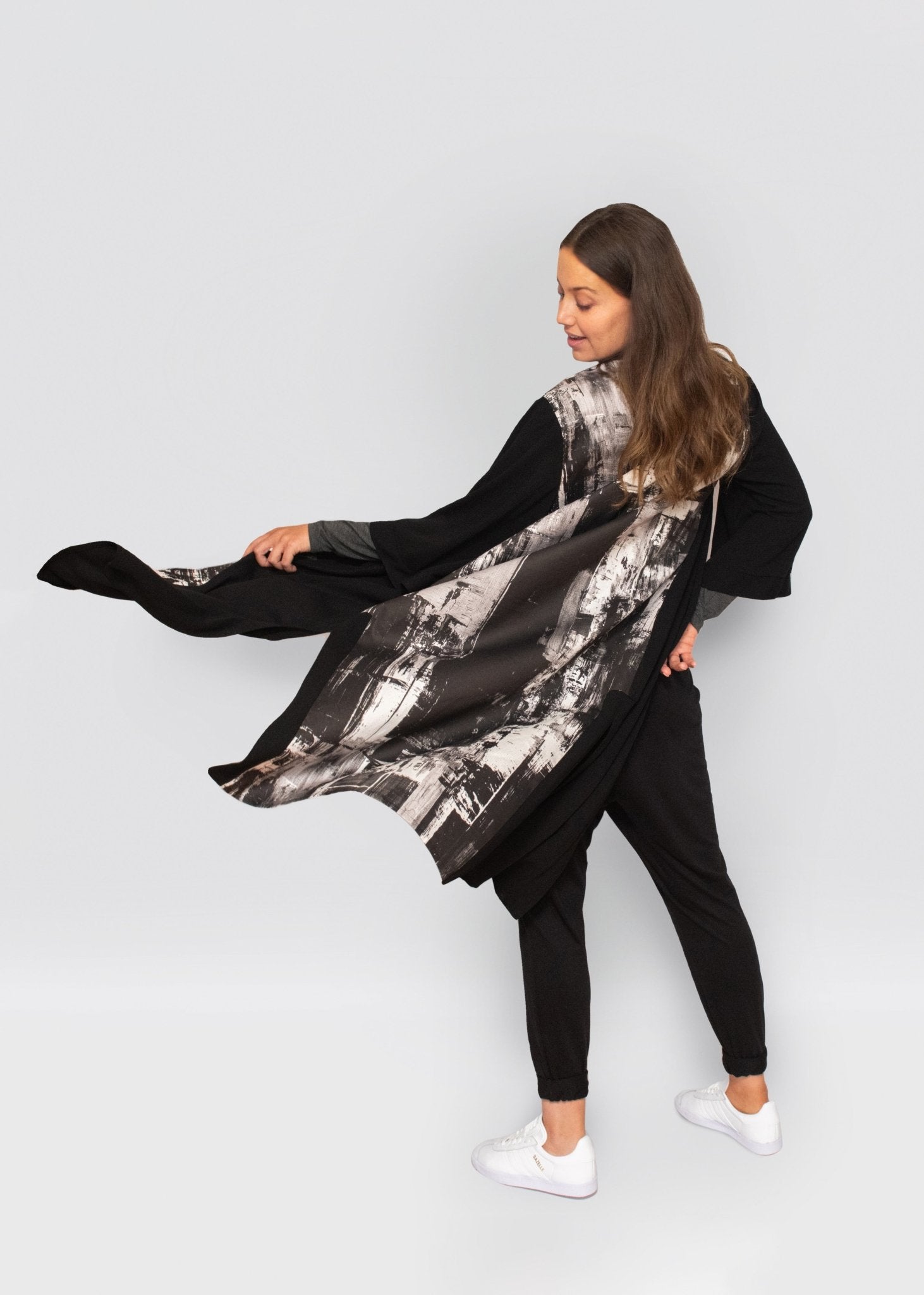 kimono - black-Úton Maternity-stride