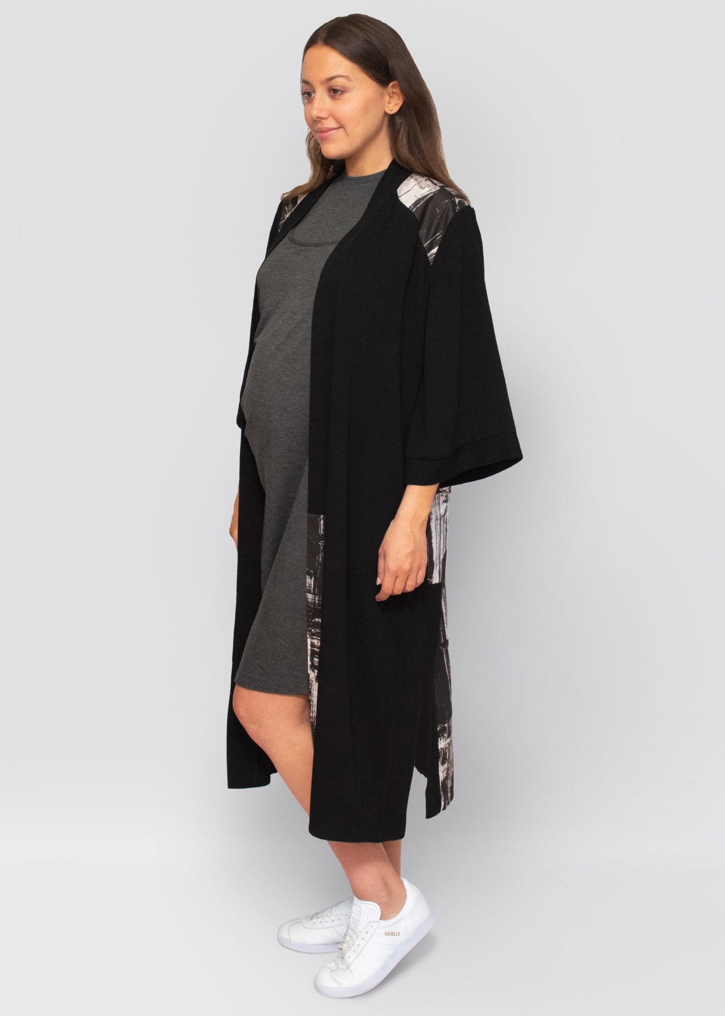 kimono - black-Úton Maternity-stride