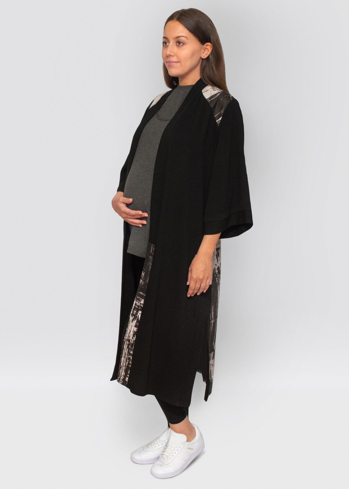 kimono - black-Úton Maternity-stride