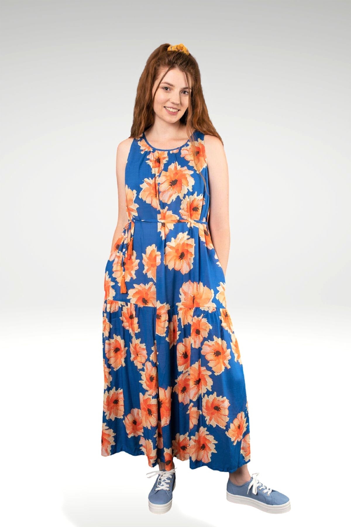 LARA FLORAL TIER MAXI DRESS-Zoha-stride