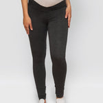 leggings - charcoal-Úton Maternity-stride