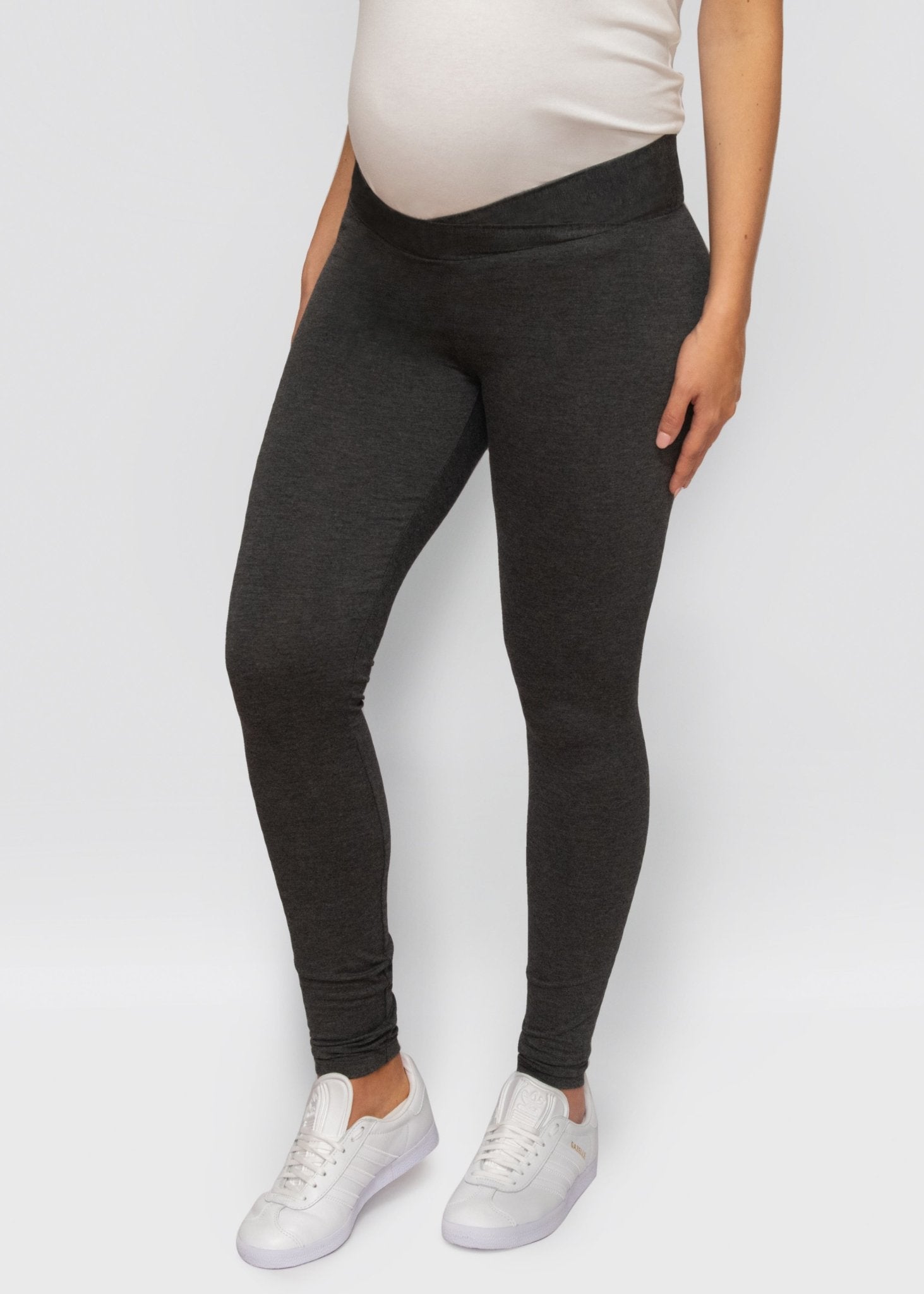 leggings - charcoal-Úton Maternity-stride