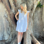 Linen Summer Maternity Dress-The Ten Active-stride