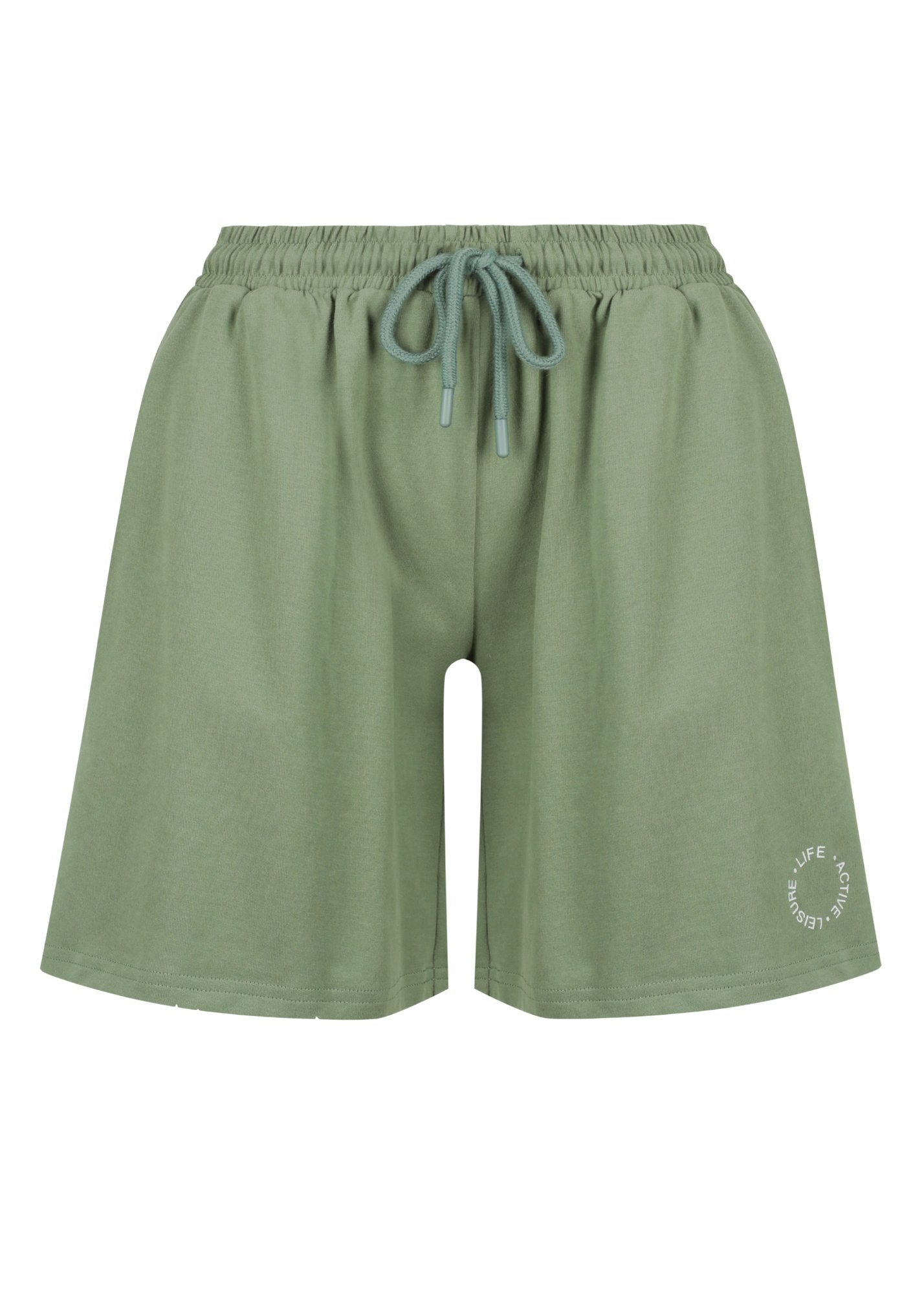 Loose Cotton Short - Sage-Pinky & Kamal-stride