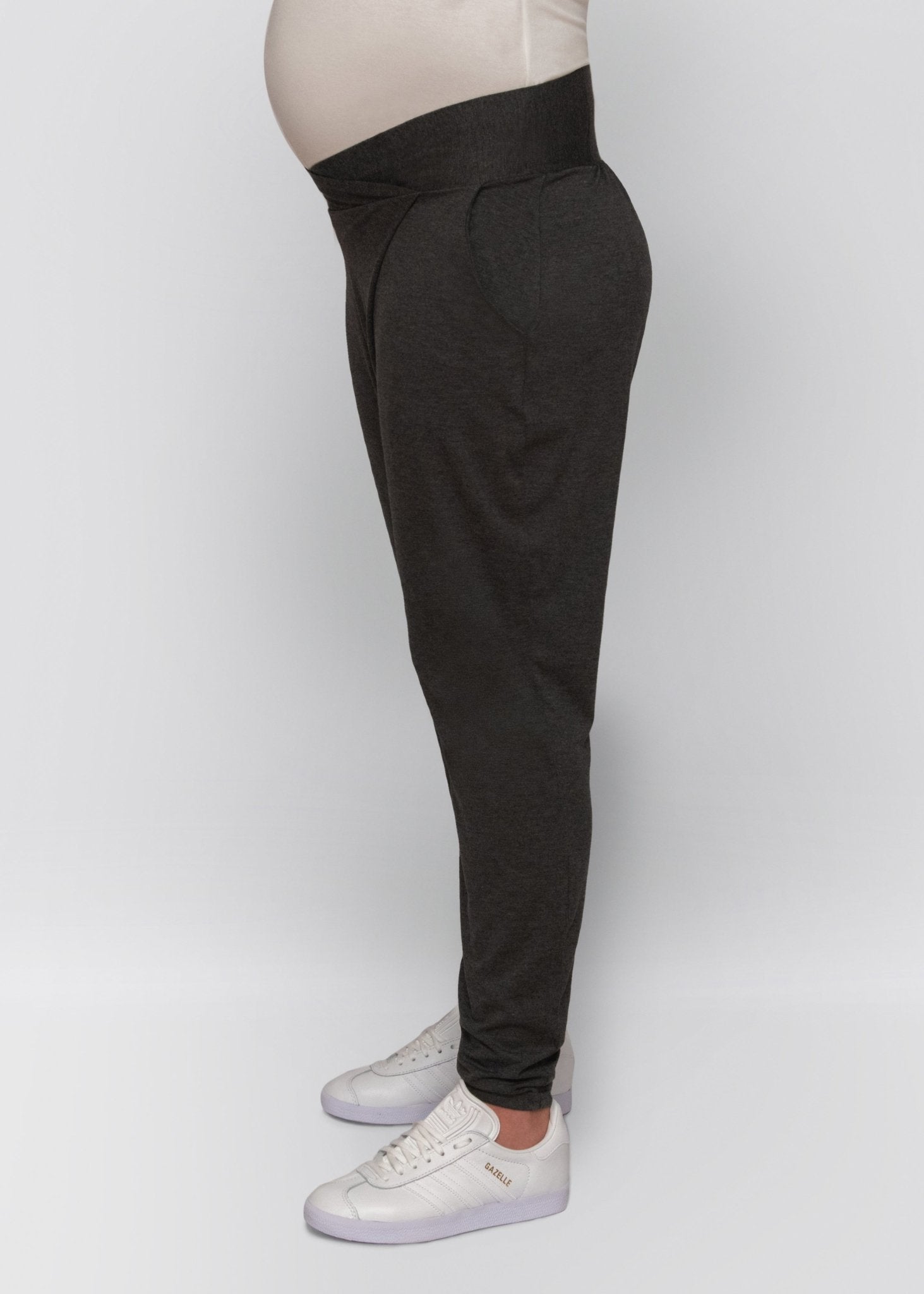 lounge pants - charcoal-Úton Maternity-stride