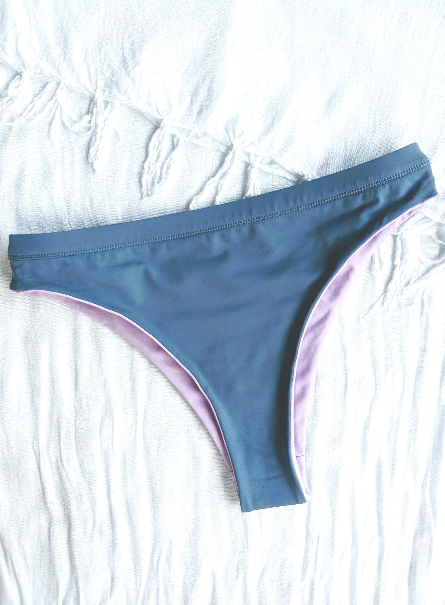 Lyn Reversible Bikini Bottom - Blue/Lilac-Yindi & Salt-stride