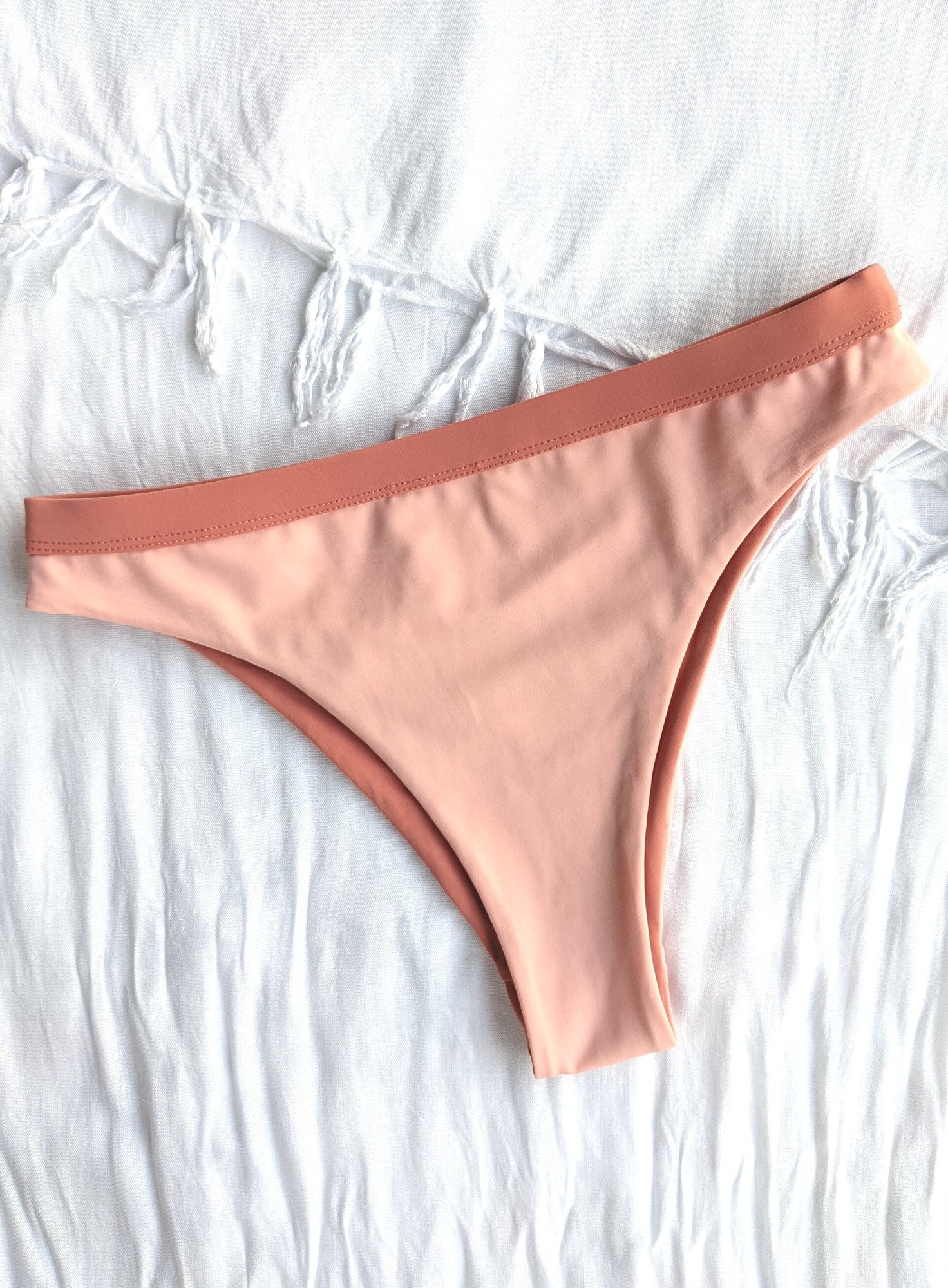 Lyn Reversible Bikini Bottom - Blush/Peach-Yindi & Salt-stride