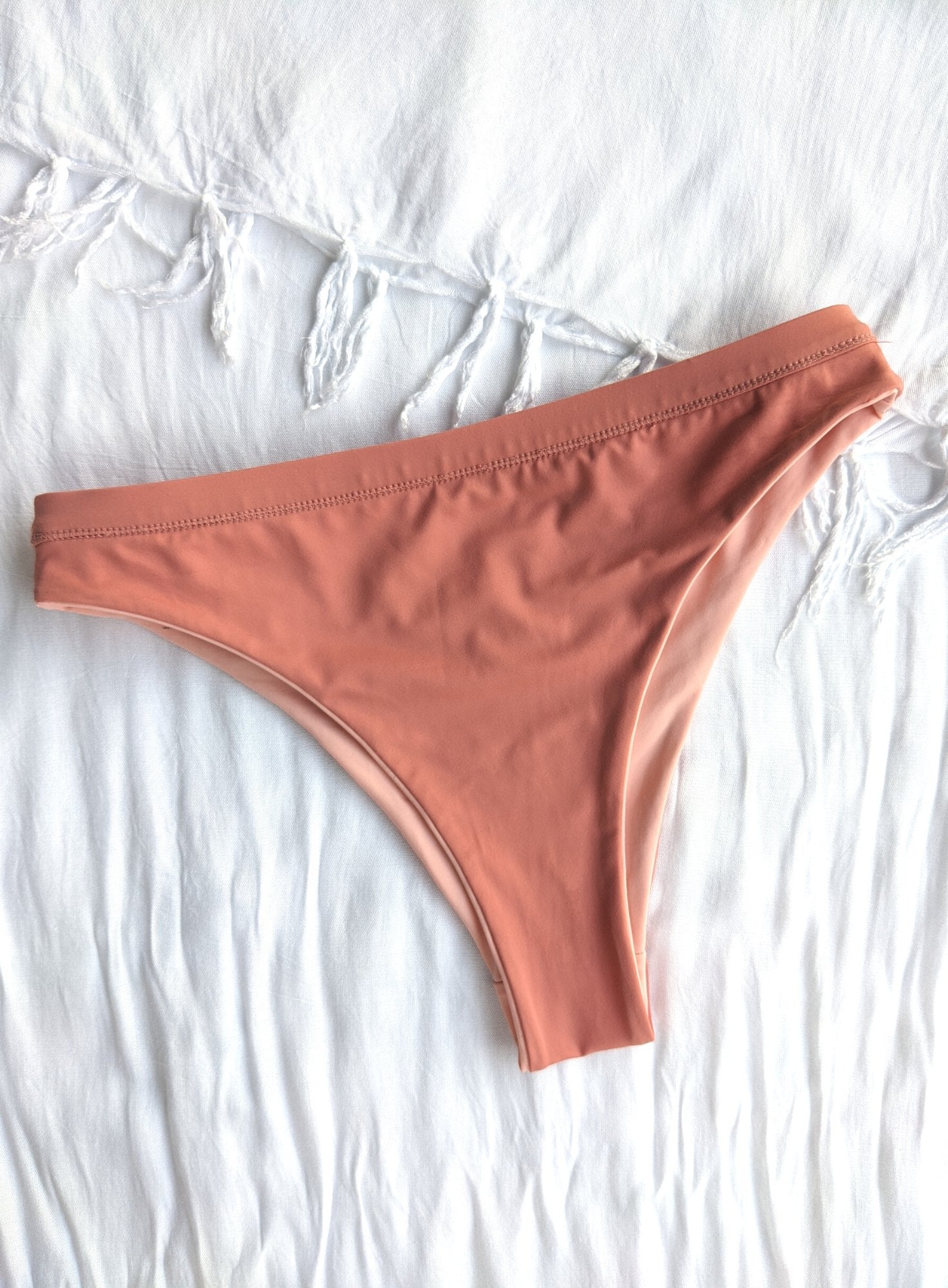 Lyn Reversible Bikini Bottom - Blush/Peach-Yindi & Salt-stride