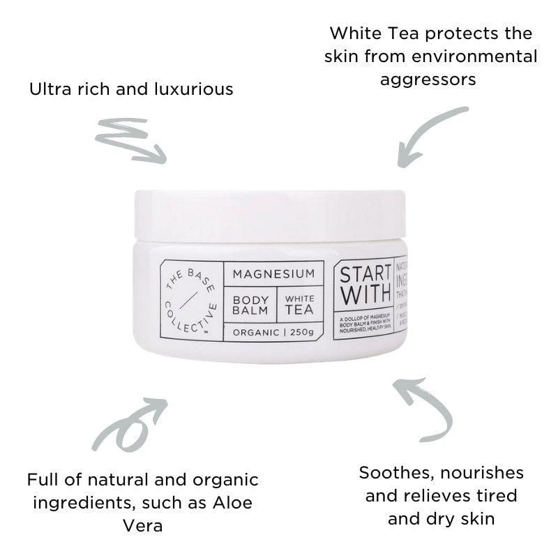 Magnesium + White Tea Body Balm-The Base Collective-stride