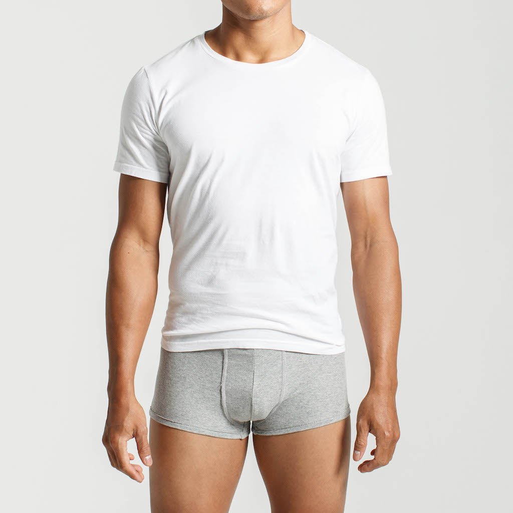 Men's Boxer Briefs | Grey Marle-Dorsu-stride