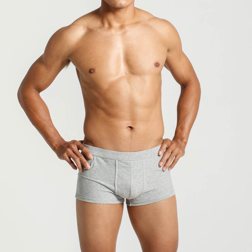 Men's Boxer Briefs | Grey Marle-Dorsu-stride