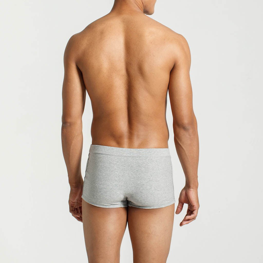 Men's Boxer Briefs | Grey Marle-Dorsu-stride