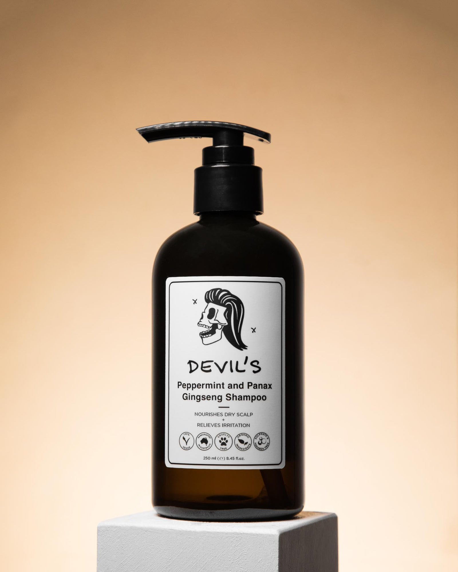 MEN'S ITCHY SCALP - PEPPERMINT AND PANAX GINGSENG SHAMPOO-Devil's Dandruff-stride