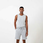 Men's Lounge Shorts | Grey Marle-Dorsu-stride