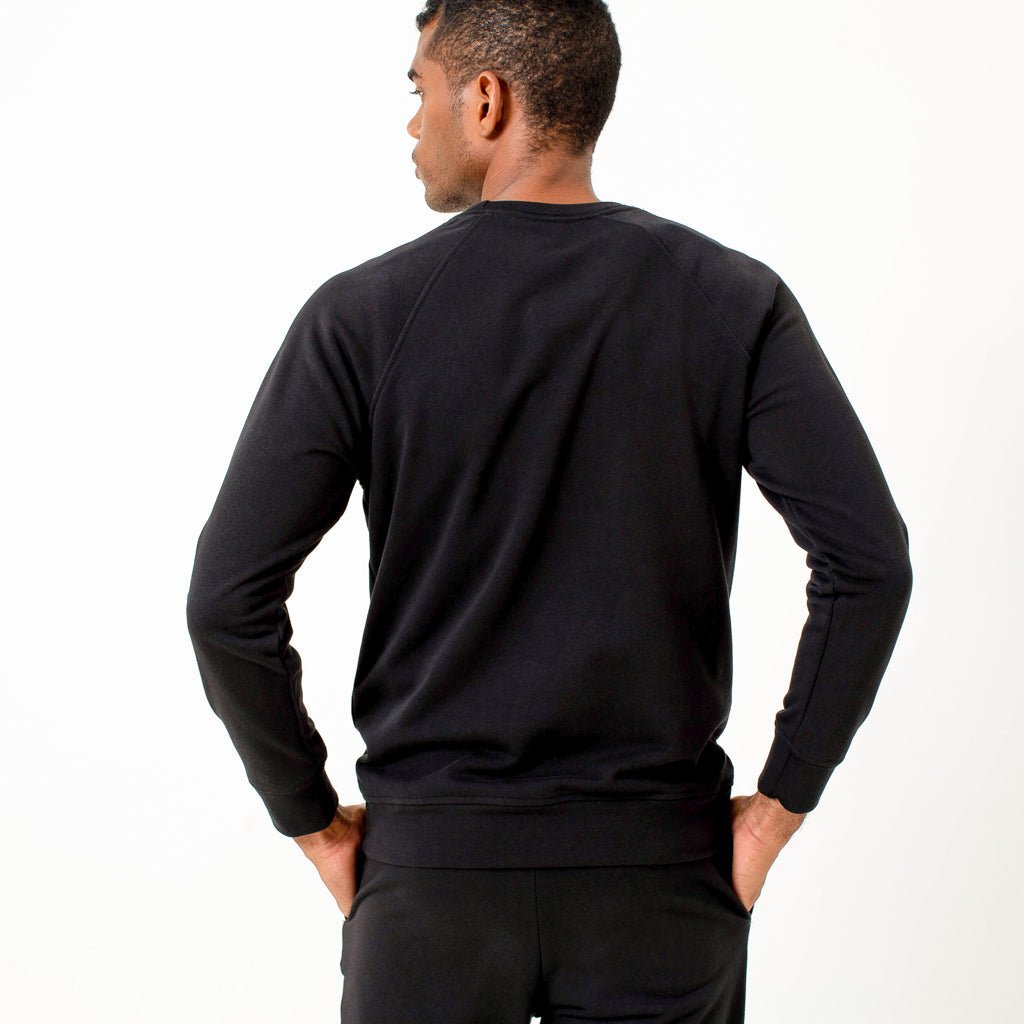 Men's Sweatshirt | Black-Dorsu-stride