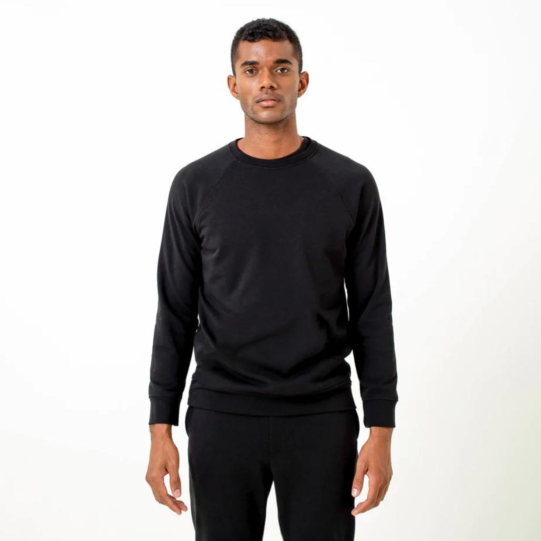 Men's Sweatshirt | Black-Dorsu-stride
