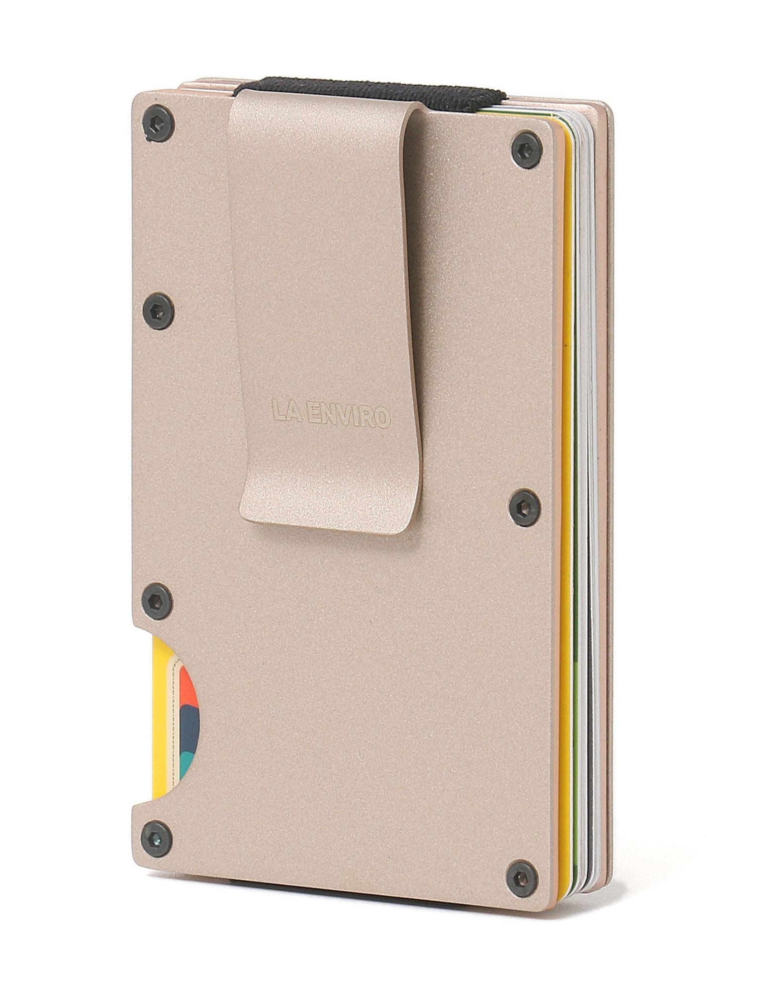 MINIMALIST UNISEX METAL WALLET I PINK-La Enviro-stride