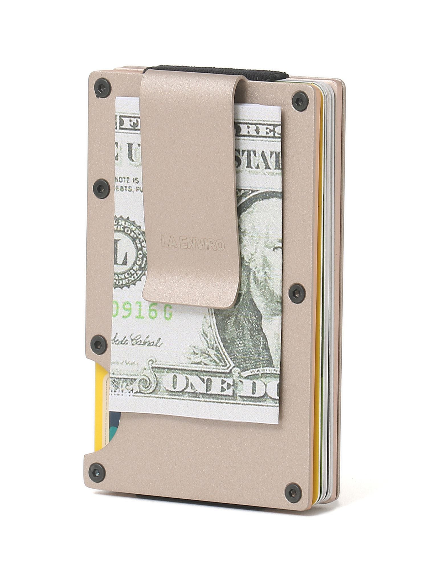 MINIMALIST UNISEX METAL WALLET I PINK-La Enviro-stride