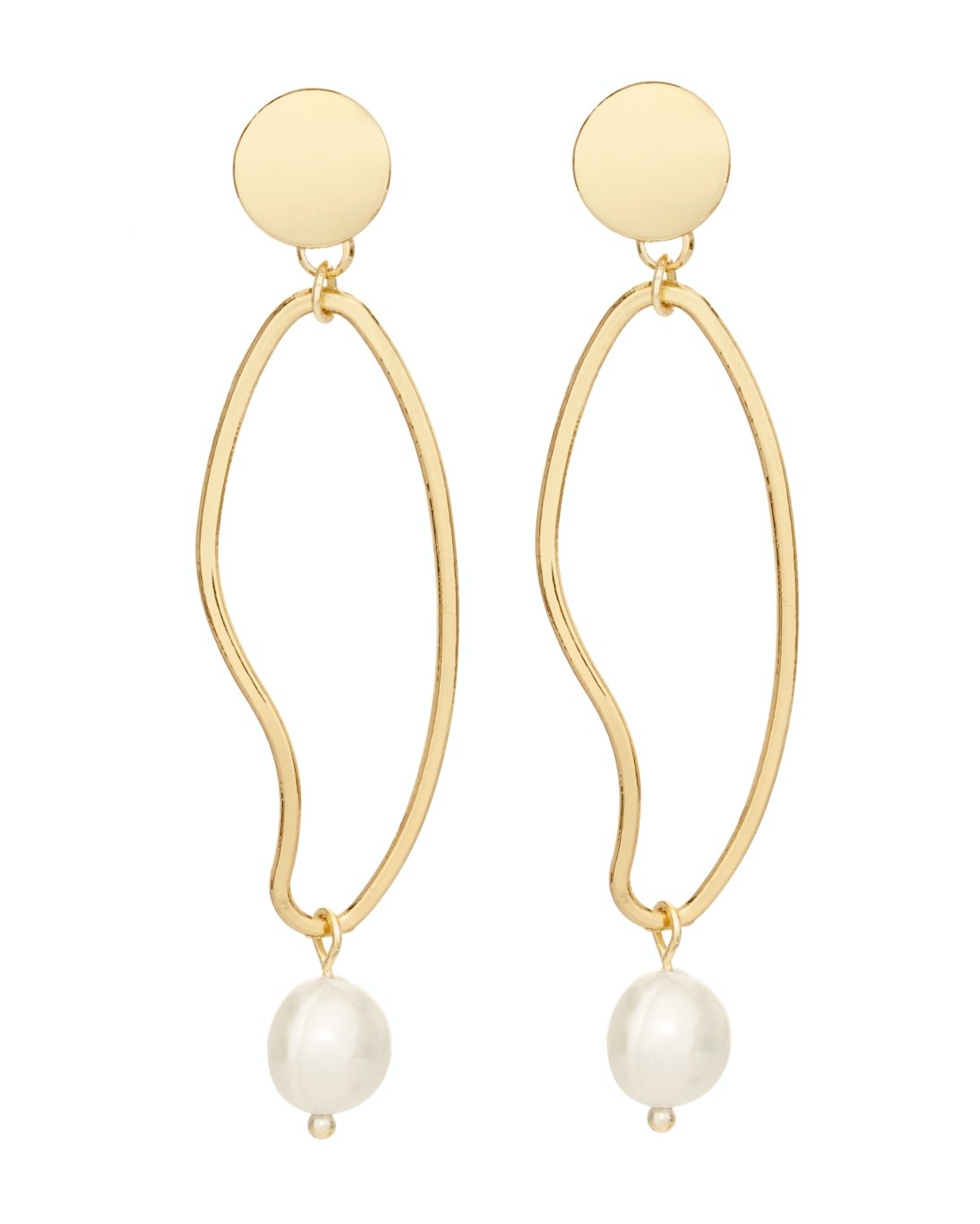 Molly Pearl Drop Earrings-ALKAM-stride